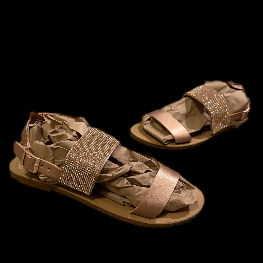 CL by Laundry Women's Sandals with Rhinestone Accents